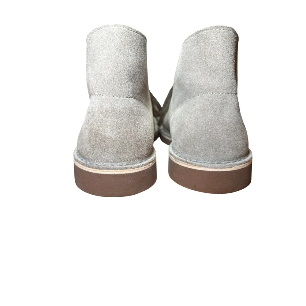 Clarks Originals Desert Boot Mens 9M Light Grey Suede Chukka Casual Ankle Boots